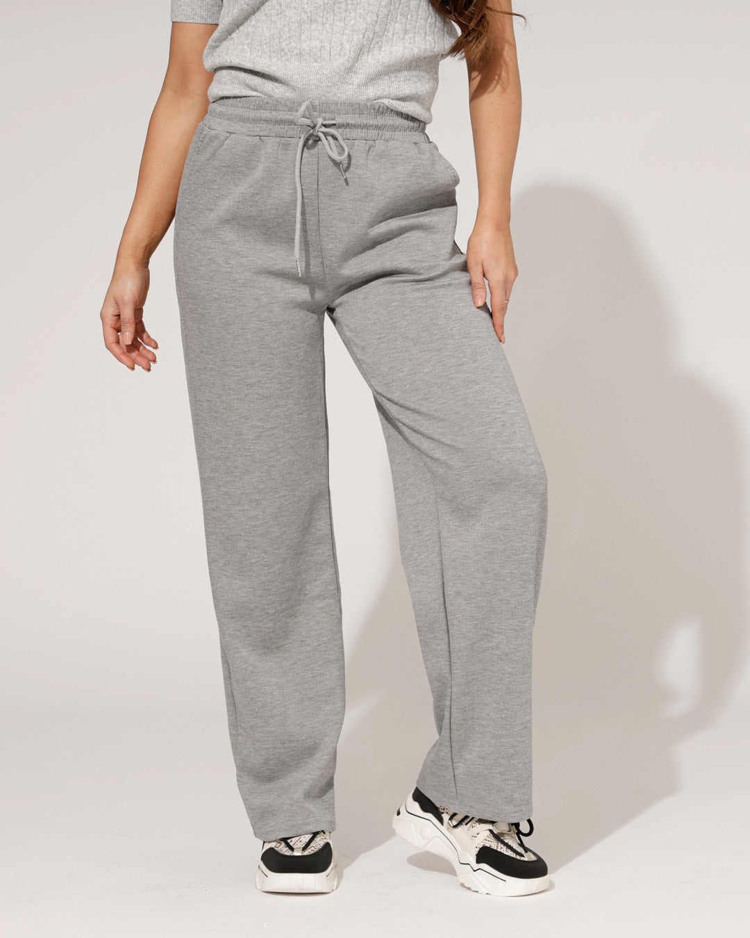 Wijde broek Kristel Grijs