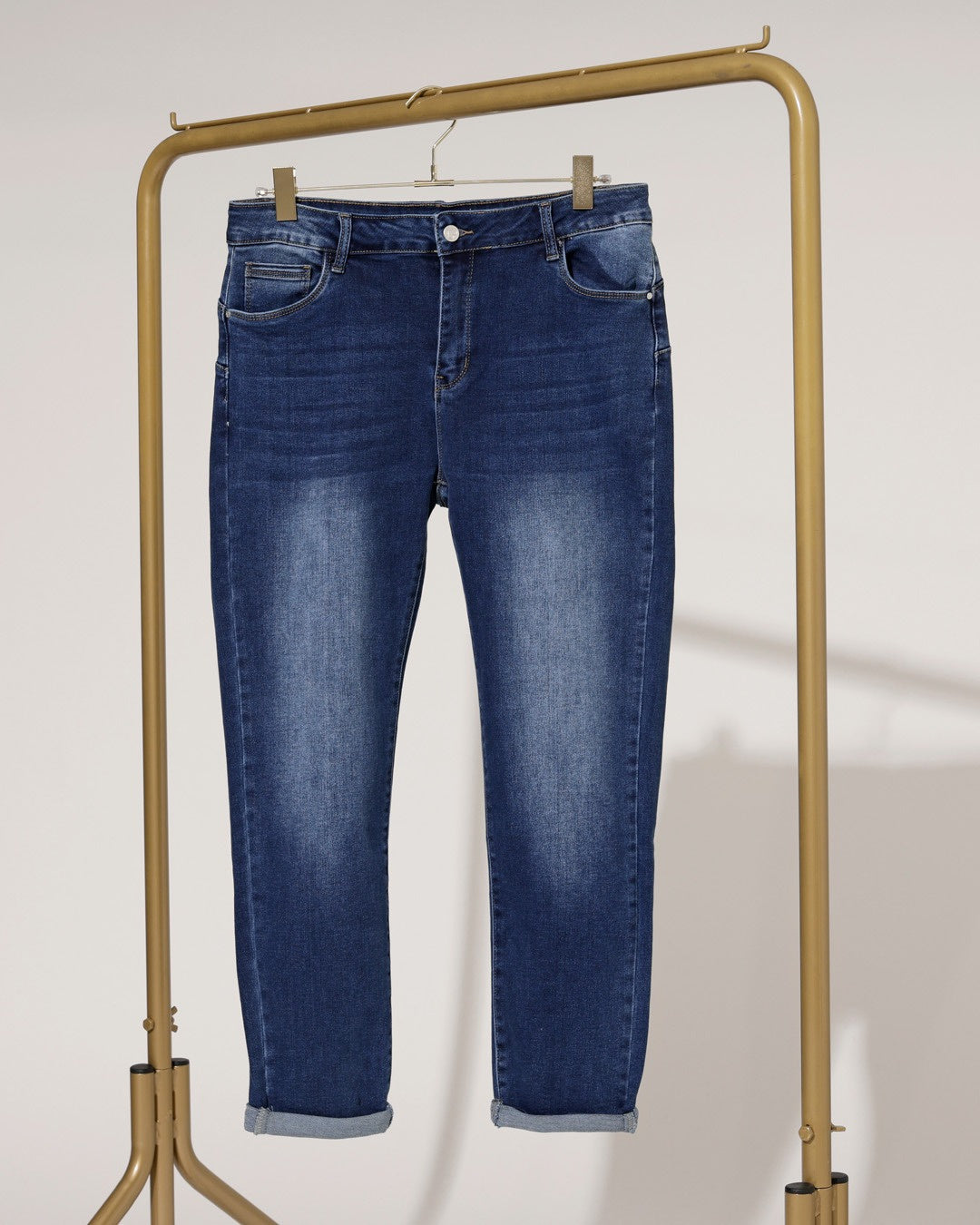 Redseventy | Skinny jeans (push up) Bien-15 Donkerblauw