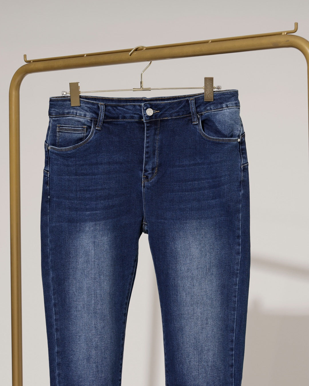 Redseventy | Skinny jeans (push up) Bien-15 Donkerblauw