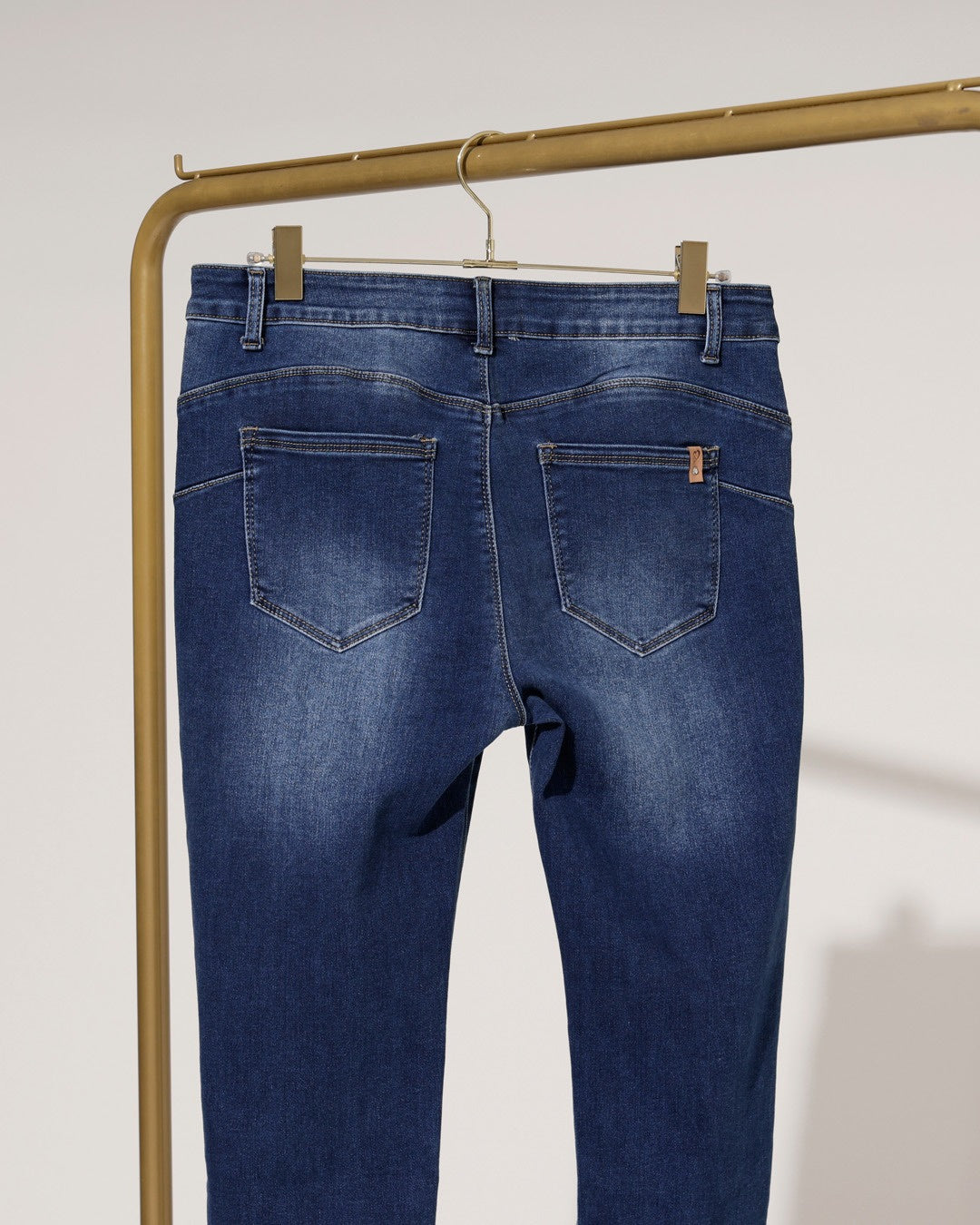 Redseventy | Skinny jeans (push up) Bien-15 Donkerblauw