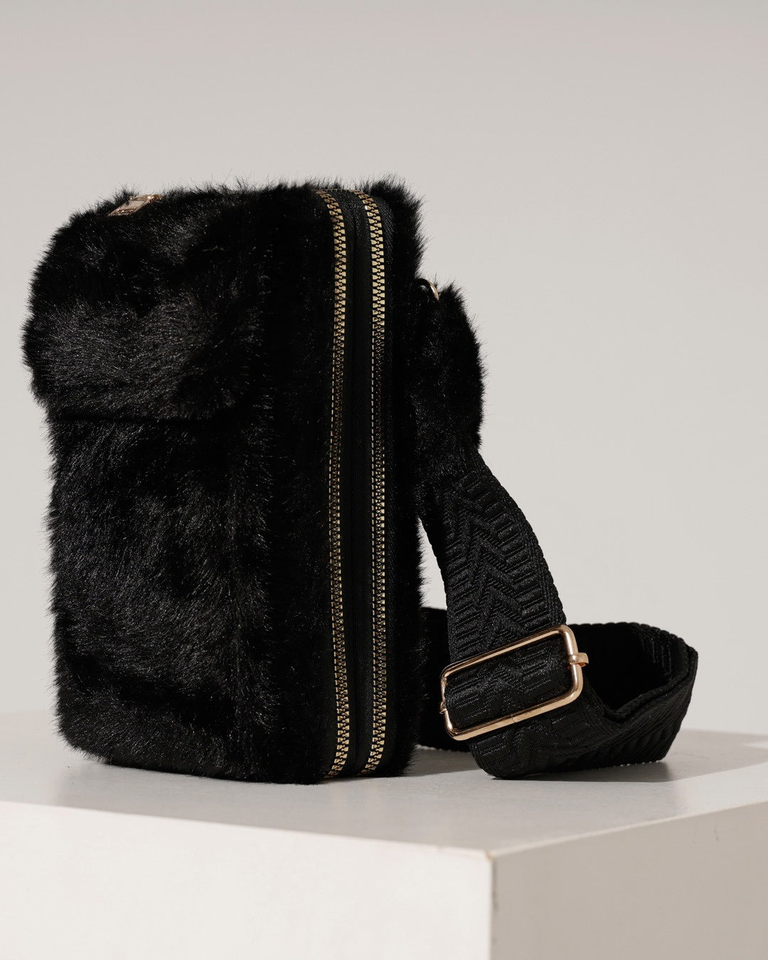 Schouder- telefoontas Miley Zwart