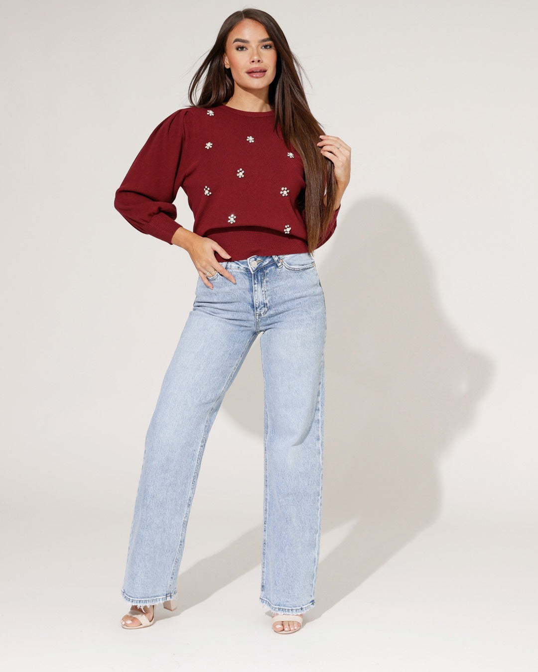 Queen Hearts | Wide leg, Straight jeans Jill Blauw