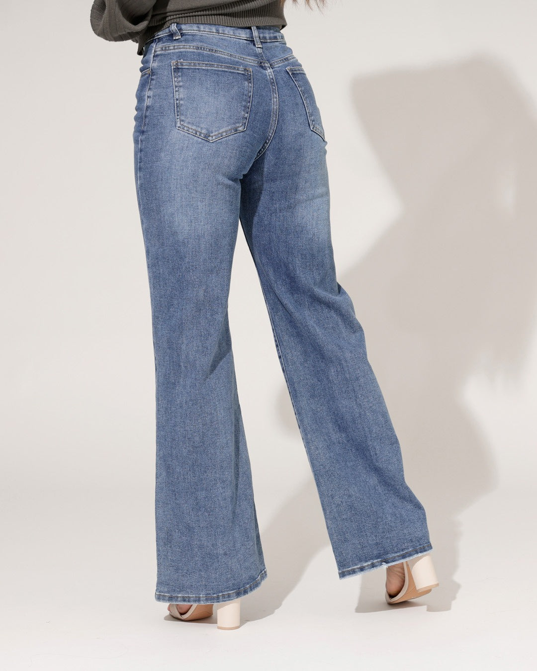Hello Miss | Wide leg jeans Kimber Blauw