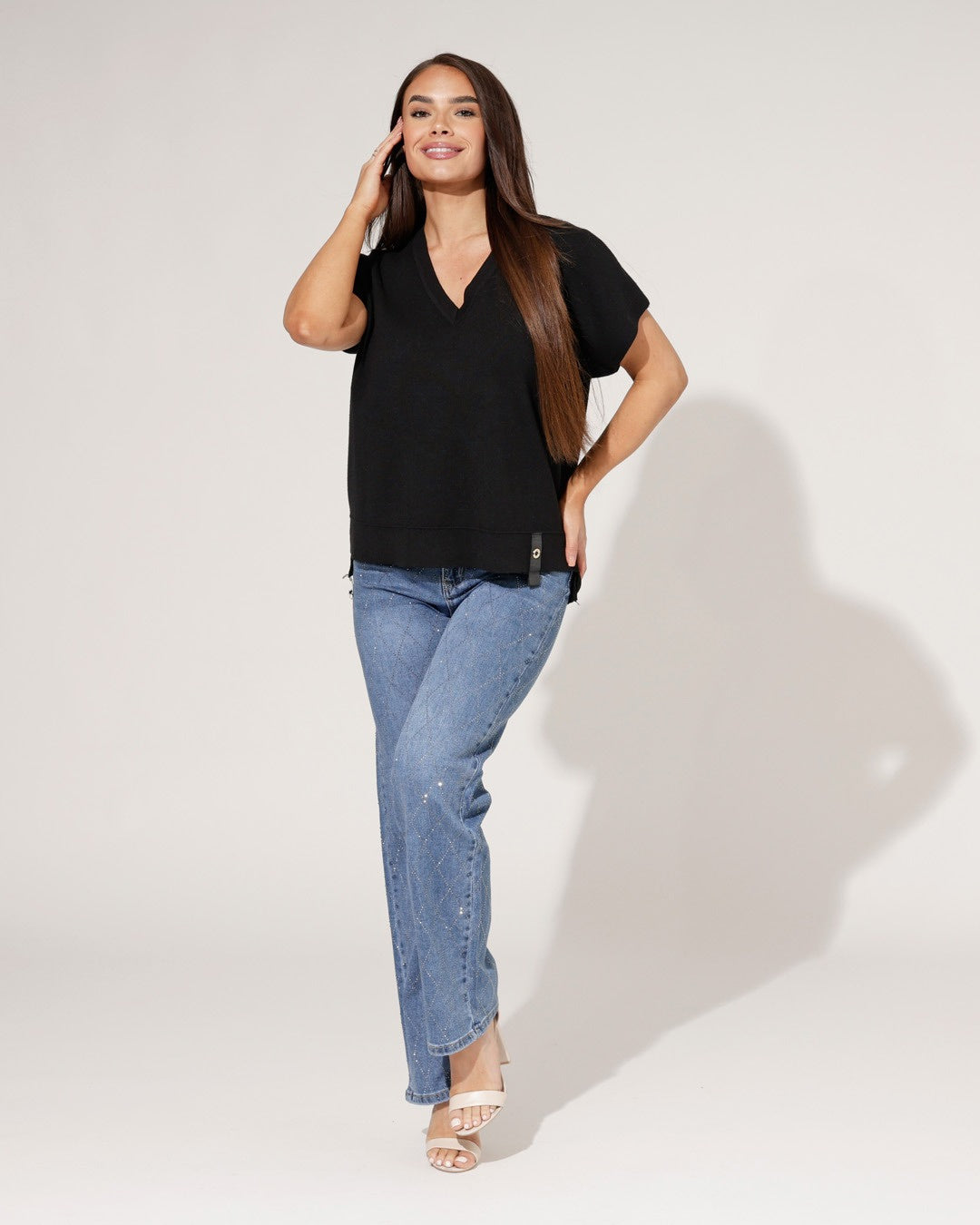 Folyrose | Straight jeans Camila Donkerblauw