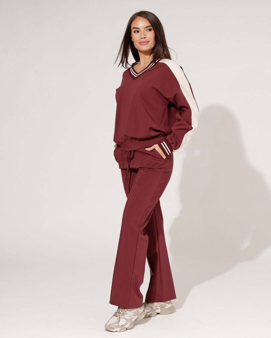Broek Noemi Bordeaux