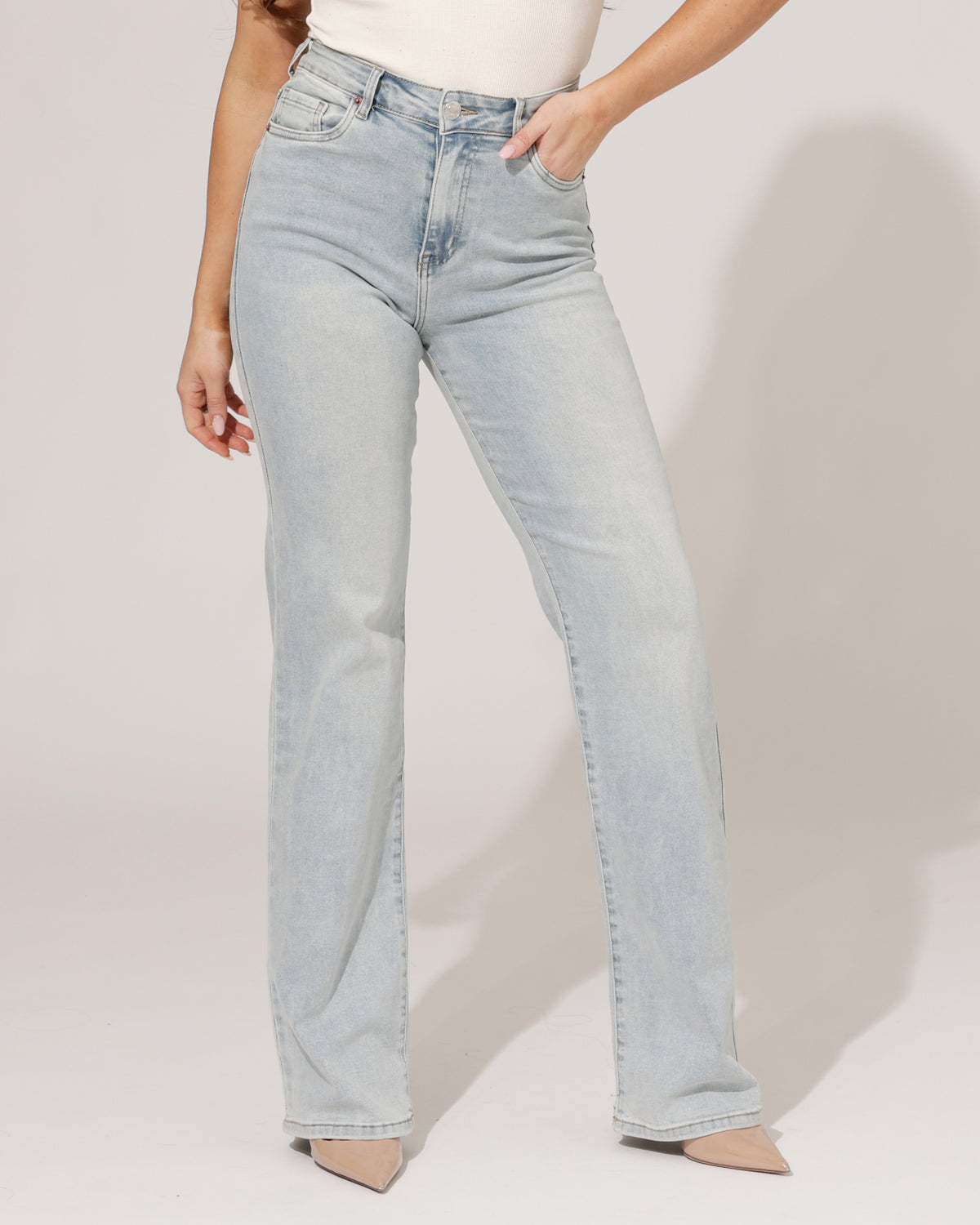 VS Miss Wide leg, extra long May in blauw