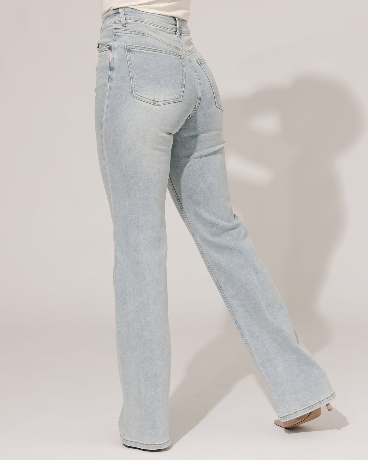 VS Miss Wide leg, extra long May in blauw, extra aanzicht 2