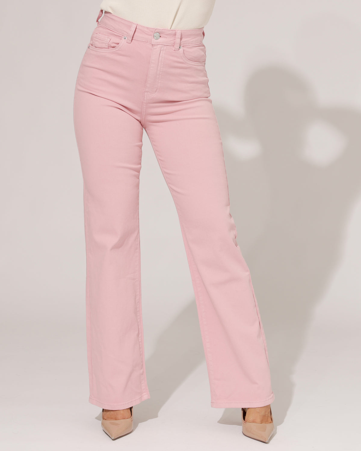 VS Miss Wide leg jeans Lynn-38 in roze