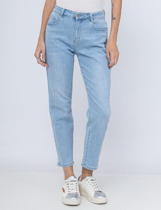Hello Miss | Mom Jeans Elsey Blauw