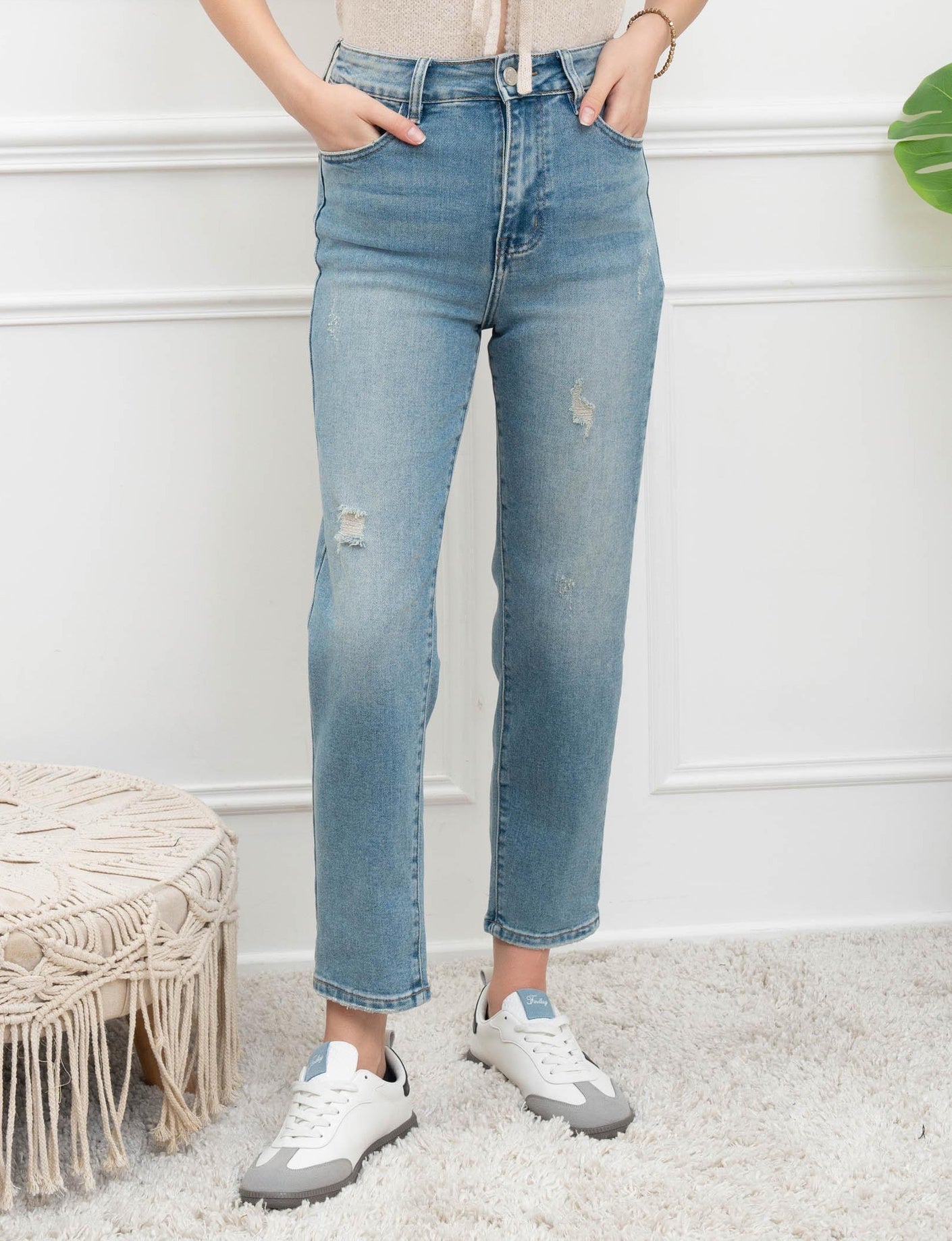 Folyrose | Mom jeans Molly Blauw