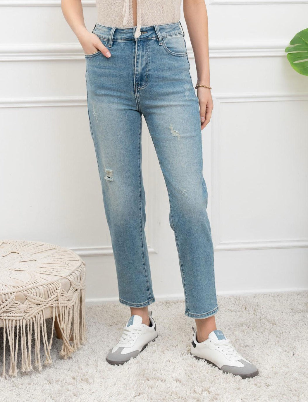 Folyrose | Mom jeans Molly Blauw