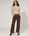 ZAC & ZOE | Jog-jeans Wide Leg Mimi-C Donkerbruin