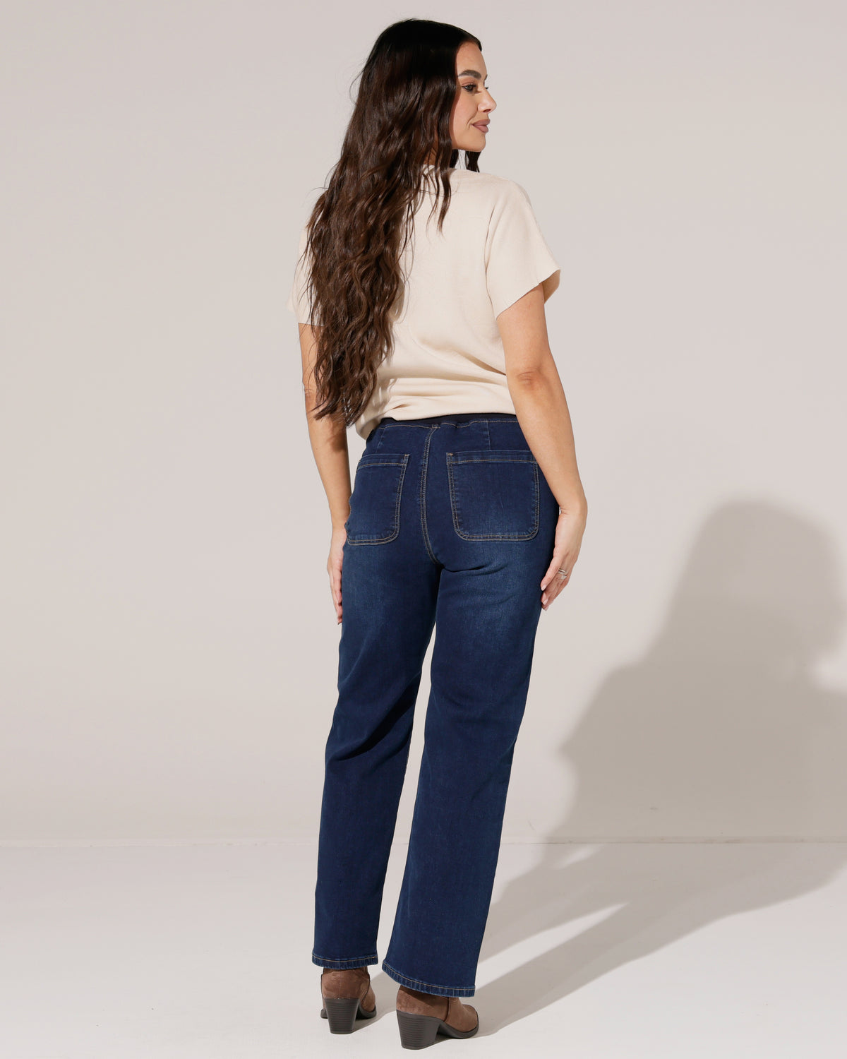 ZAC & ZOE Jog jeans Wide leg Mimi-N in donkerblauw, extra aanzicht 2
